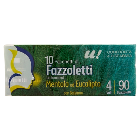 10 Pacchetti di Fazzoletti Profumati 4 Veli U! Confronta e Risparmia